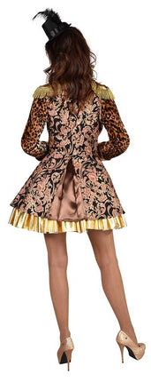 Magic by Freddy's Dames Carnavalsjas Luxe Met Luipaardprint
