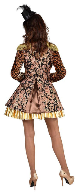 Magic by Freddy's Dames Carnavalsjas Luxe Met Luipaardprint