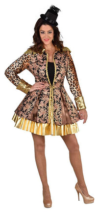 Magic by Freddy's Dames Carnavalsjas Luxe Met Luipaardprint