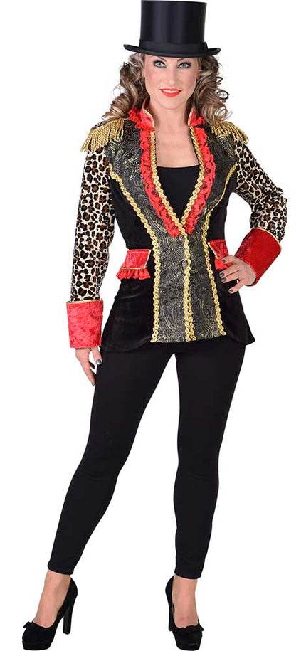 Magic by Freddy's Dames Carnavalsjas Luxe Sheeba Brocaat