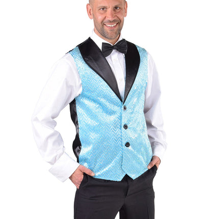 Magic by Freddy's Glitter Vest Paillet Turquoise
