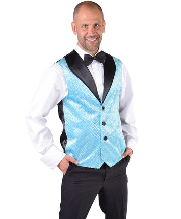 Magic by Freddy's Glitter Vest Paillet Turquoise