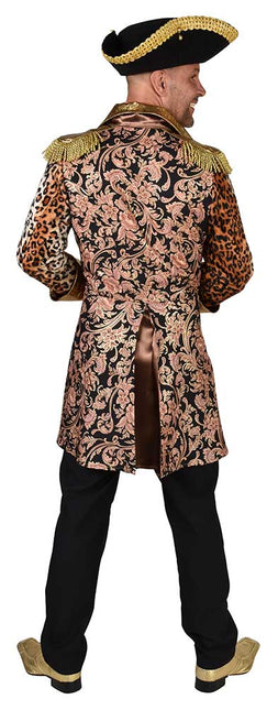 Magic by Freddy's Heren Carnavalsjas Luxe Met Luipaardprint