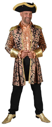 Magic by Freddy's Heren Carnavalsjas Luxe Met Luipaardprint