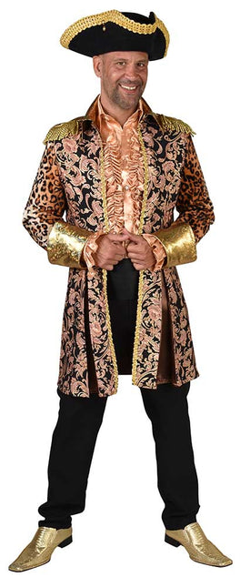 Magic by Freddy's Heren Carnavalsjas Luxe Met Luipaardprint