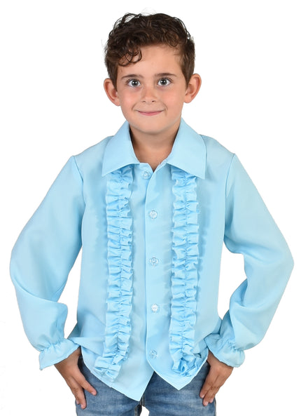 Magic by Freddy's Jongens Roucheshemd Blauw