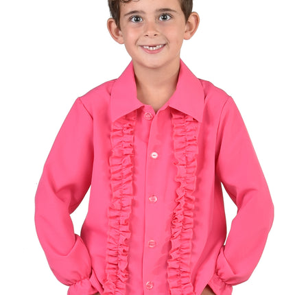 Magic by Freddy's Jongens Roucheshemd Roze