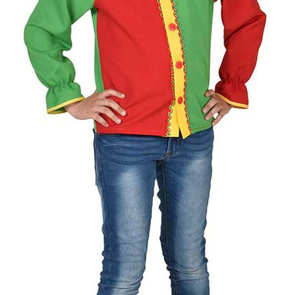 Magic by Freddy's Kinder hemd Rood-Geel-Groen