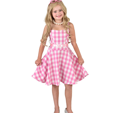 Magic by Freddy's Poppenjurk Roze/Wit 2 Delig Met Riem