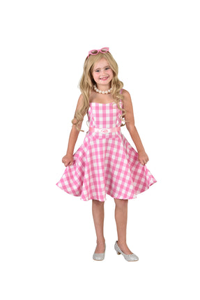 Magic by Freddy's Poppenjurk Roze/Wit 2 Delig Met Riem