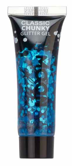 Moon Creations Chunky Glitter Gel Classic Blauw