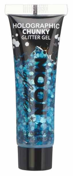 Moon Creations Chunky Glitter Gel Holographic Blauw