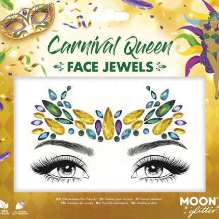 Moon Creations Face Jewels Carnival Queen