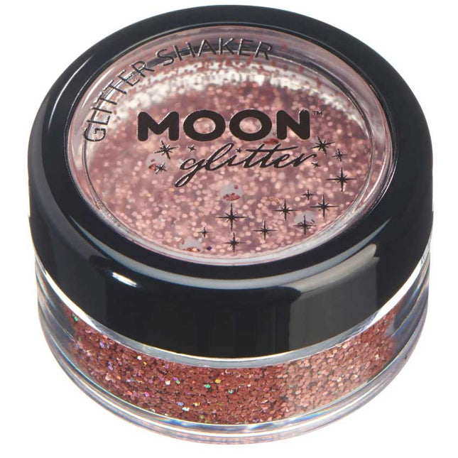 Moon Creations Glitter Shaker Holographic Rose Goud