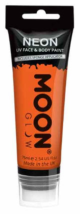 Moon Creations Intense Neon Face and Body Paint Oranje 75ml