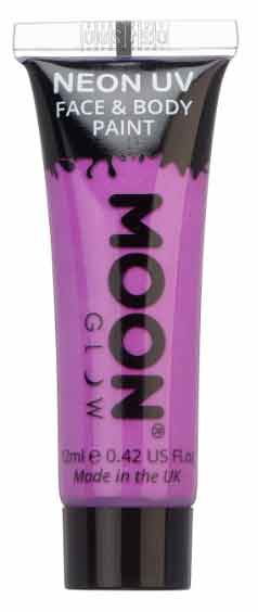 Moon Creations Intense Neon Face and Body Paint Paars 12ml