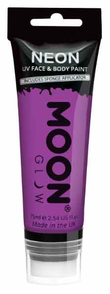 Moon Creations Intense Neon Face and Body Paint Paars 75ml
