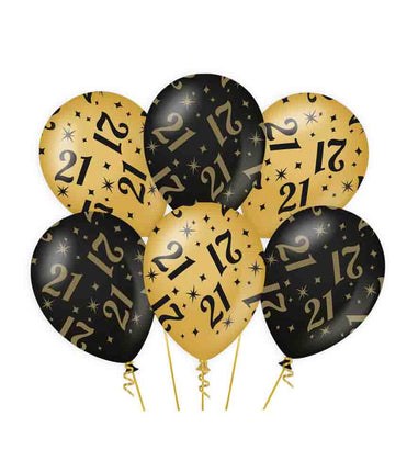 Paper Dreams Classy party ballonnen 21 - 6 stuks