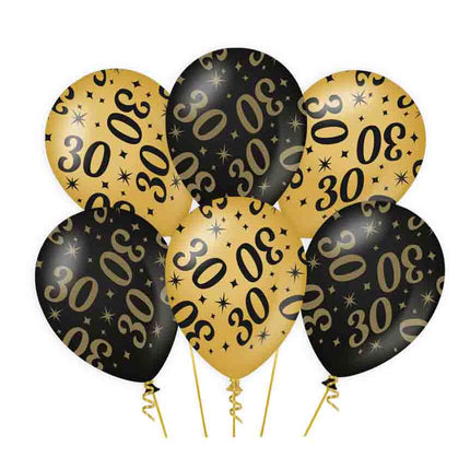 Paper Dreams Classy party ballonnen 30 - 6 stuks