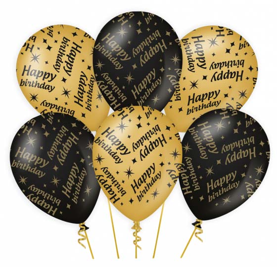 Paper Dreams Classy party ballonnen Happy Birthday - 6 stuks