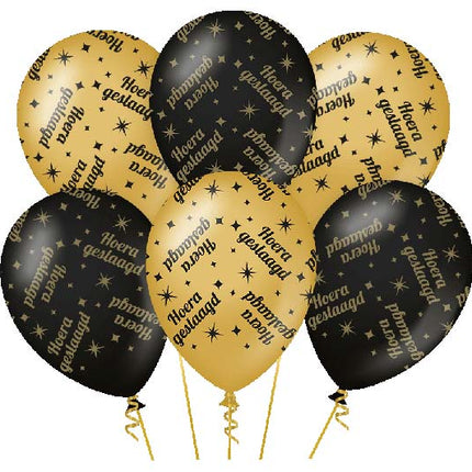 Paper Dreams Classy party ballonnen Hoera Geslaagd - 6 stuks