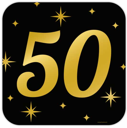 Paper Dreams Classy party huldeschild 50