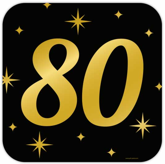 Paper Dreams Classy party huldeschild 80