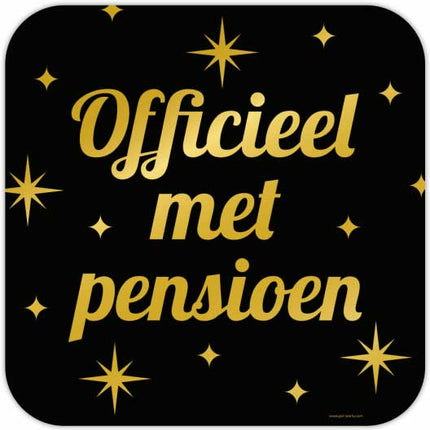 Paper Dreams Classy party huldeschild Officieel met pensioen
