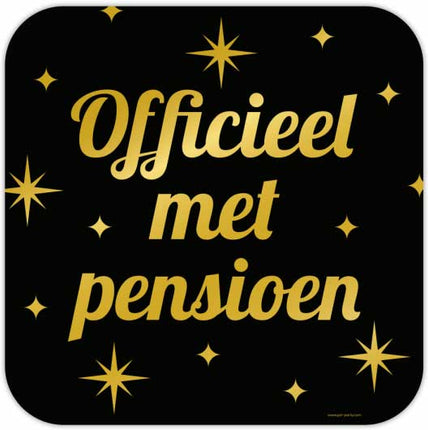 Paper Dreams Classy party huldeschild Officieel met pensioen