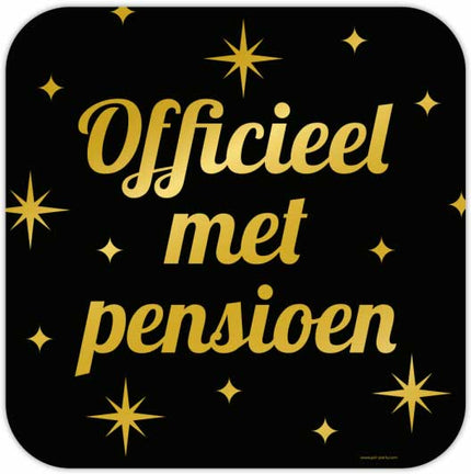 Paper Dreams Classy party huldeschild Officieel met pensioen