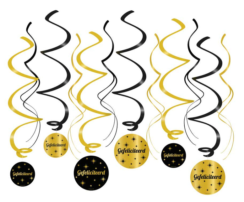 Paper Dreams Classy party Swirls Gefeliciteerd