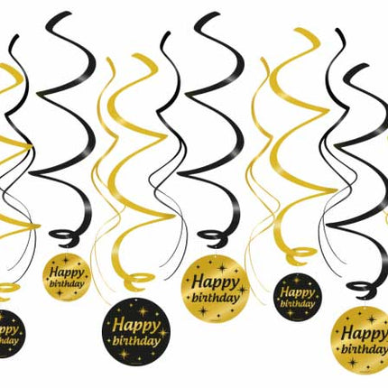 Paper Dreams Classy party Swirls Happy Birthday