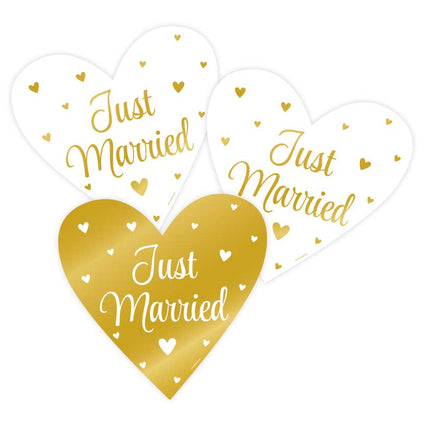 Paper Dreams Decoratieborden Just Married 3 stuks