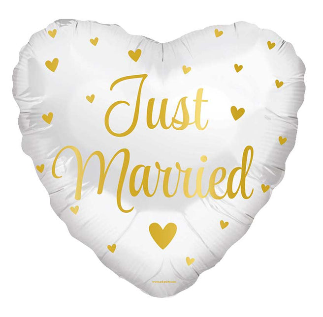 Paper Dreams Folieballon Just Married 45 cm