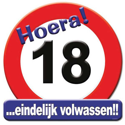 Paper Dreams Huldeschild Hoera 18