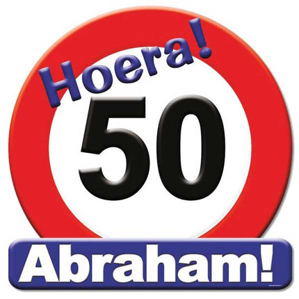 Paper Dreams Huldeschild Hoera 50 Abraham