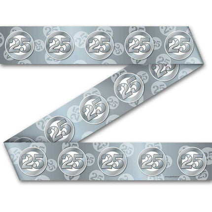 Paper Dreams Party Tape afzetlint 25 Zilver