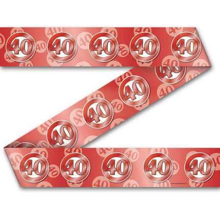 Paper Dreams Party Tape afzetlint 40 Ruby