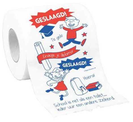 Paper Dreams Toiletpapier Geslaagd School