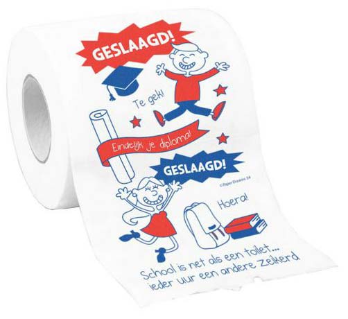 Paper Dreams Toiletpapier Geslaagd School