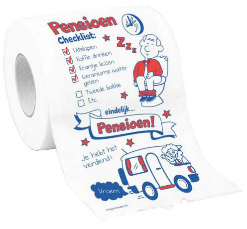 Paper Dreams Toiletpapier Pensioen