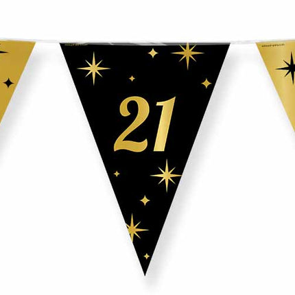 Paper Dreams Vlaggenlijn zwart goud 21 jaar