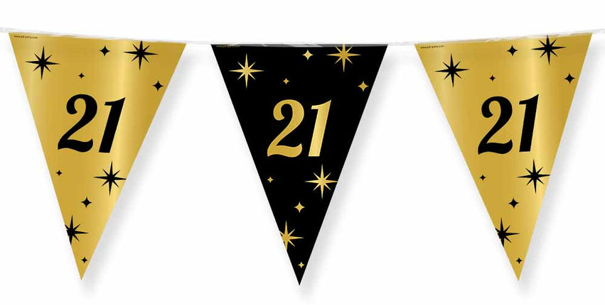 Paper Dreams Vlaggenlijn zwart goud 21 jaar