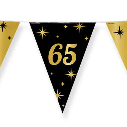 Paper Dreams Vlaggenlijn zwart goud 65 jaar