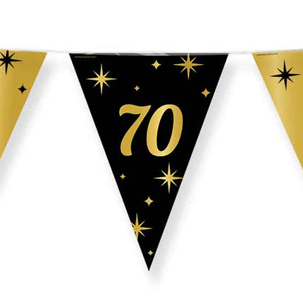 Paper Dreams Vlaggenlijn zwart goud 70 jaar