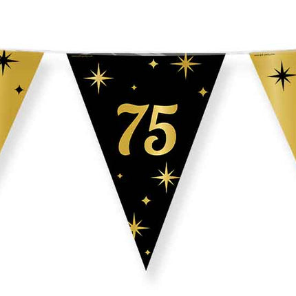Paper Dreams Vlaggenlijn zwart goud 75 jaar