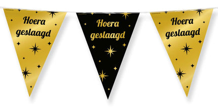 Paper Dreams Vlaggenlijn zwart goud Geslaagd