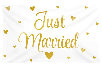 Paper Dreams XXL Vlag Just Married