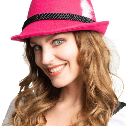 Partychimp Bayern Hoed Roze