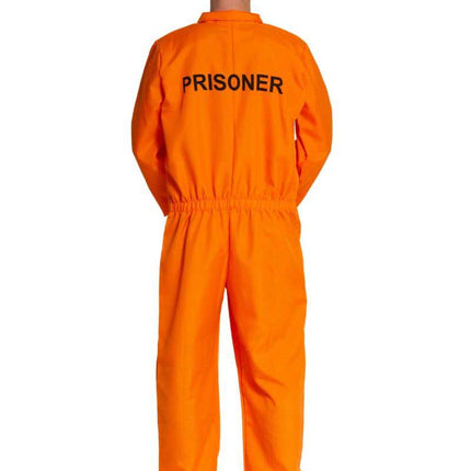 Partychimp Gevangene Jumpsuit Oranje Heren